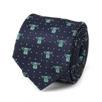 Star Wars Grogu Navy Dotted Tie