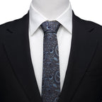Star Wars Darth Vader Blue and Gray Paisley Tie