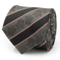Star Wars Darth Vader Black and Gray Striped Tie