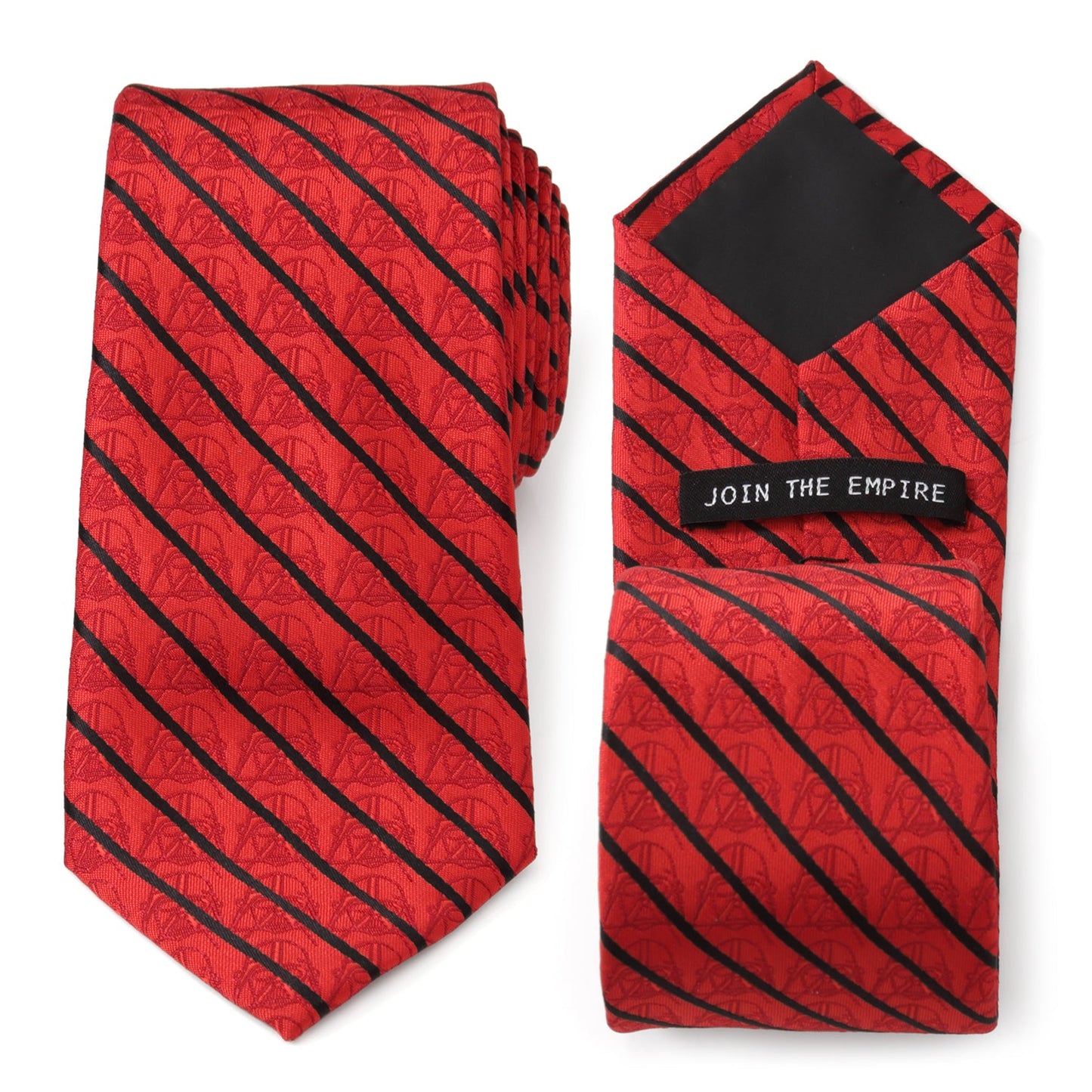 Star Wars Darth Vader Red and Black Striped Tie