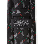 Star Wars Darth Vader and Luke Skywalker LIGHTSABER Battle Black Tie