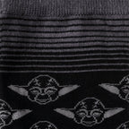 Star Wars Yoda Black Charcoal Dress Socks and Jedi Crest Lapel Pin Gift Set