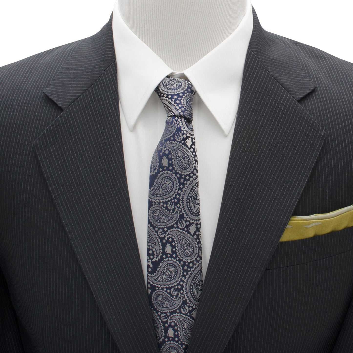 Star Wars Yoda Navy Paisley Tie