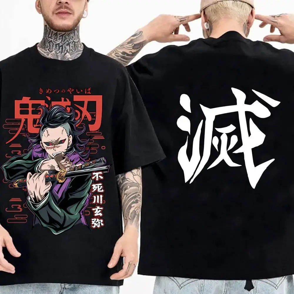 Demon Slayer Cotton Parent-Child Anime T-Shirt | Summer