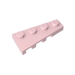 Gobricks GDS-549 Wedge Plate 4 x 2 Right | Building Block for Compatible DIY Sets