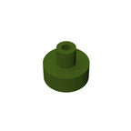 Gobricks Tile Round 1x1 with Bar and Pin Holder | Compatible Building Block