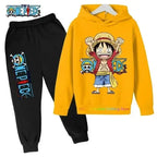 One Piece Hoodies Kids Fashion 2025 Luffy Pullover