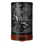 Vintage Metal Ultrasonic 100ml Essential Oil Aroma Diffuser - Butterfly / US