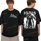 Solo Leveling T-shirt Sung Jin-woo 100% Cotton Tee