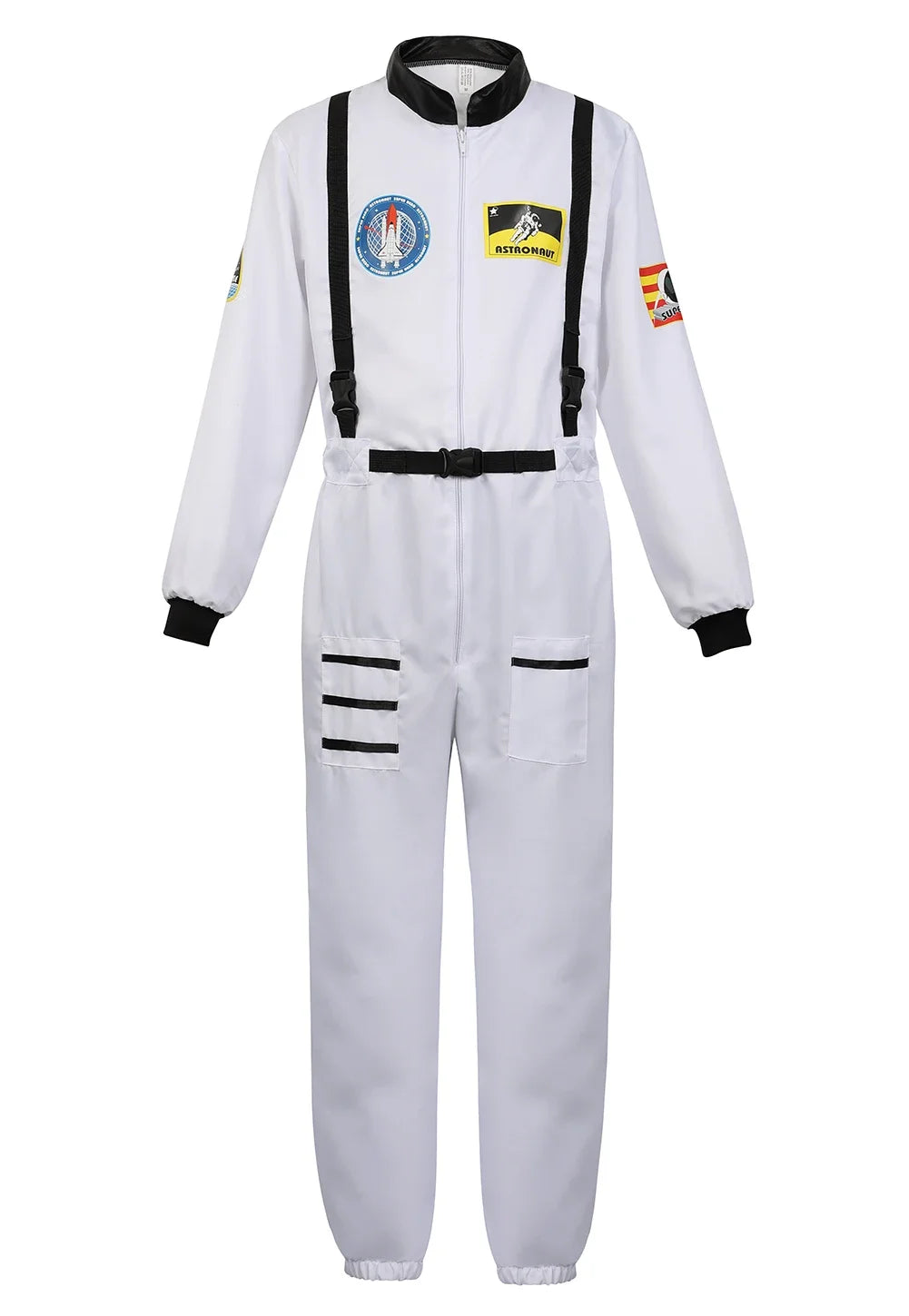 Astronaut Costume for Men Spaceman Fantasy Coverall Astronaut Costumes Adult Space Halloween Cosplay Jumpsuit Party Night Outfit