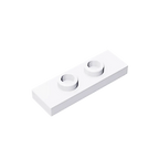 Gobricks GDS-1504 Plate, Modified 1 x 3 with 2 Studs (Double Jumper) | Compatible Building Block Piece