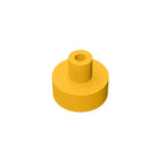 Gobricks Tile Round 1x1 with Bar and Pin Holder | Compatible Building Block