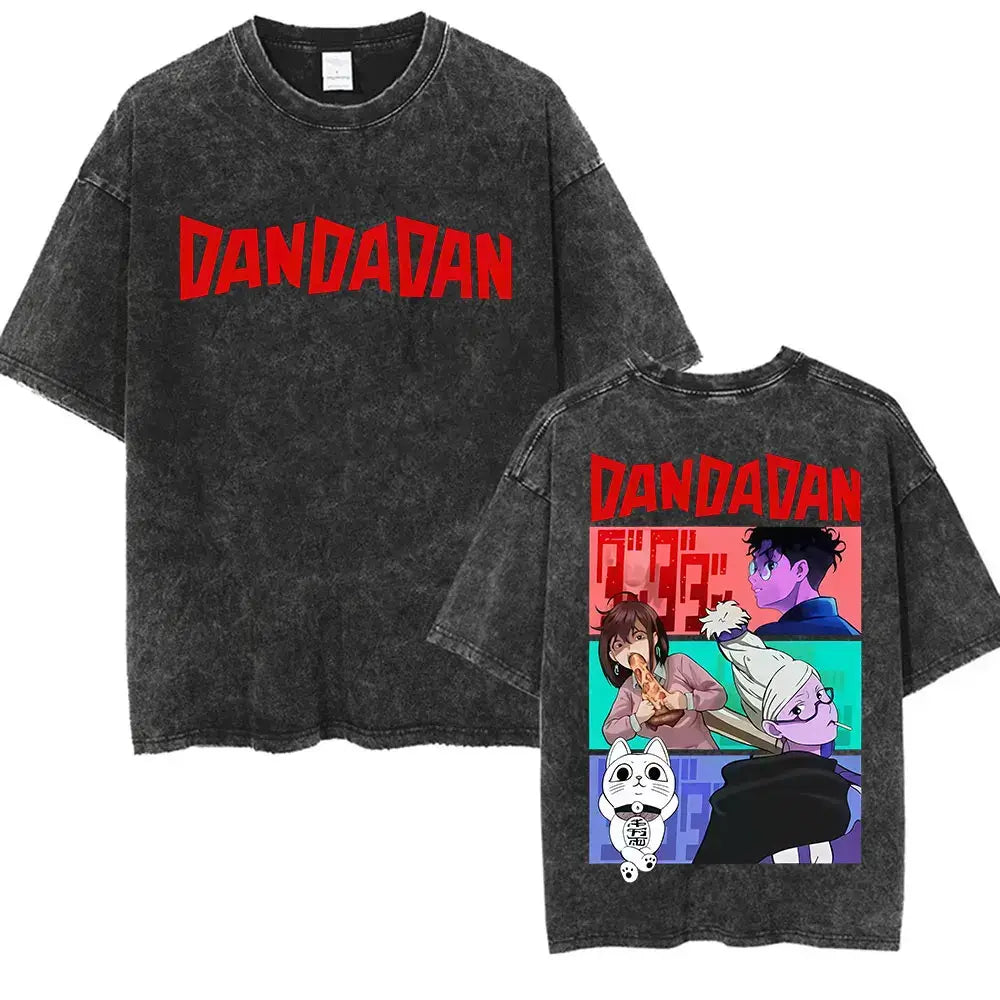 Dandadan Okarun Graphic T Shirt Vintage Washed Tee