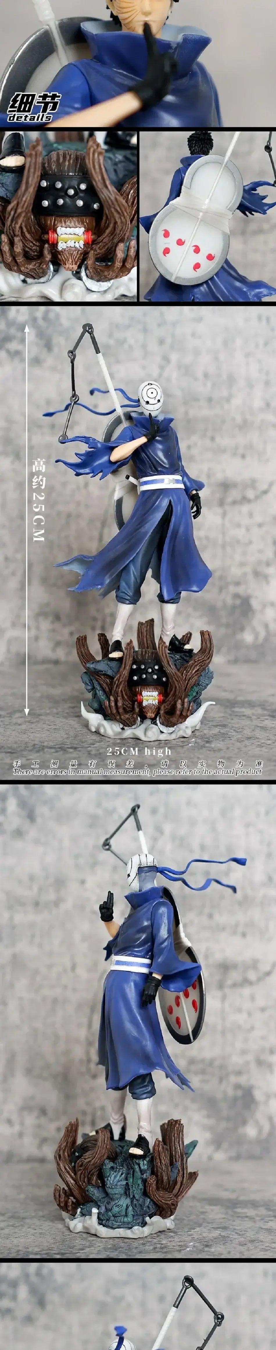Uchiha Obito Figure 22cm Naruto Statue PVC Model