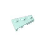 Gobricks GDS-547 Wedge Plate 3 x 2 Right | Compatible Building Block for DIY Creations