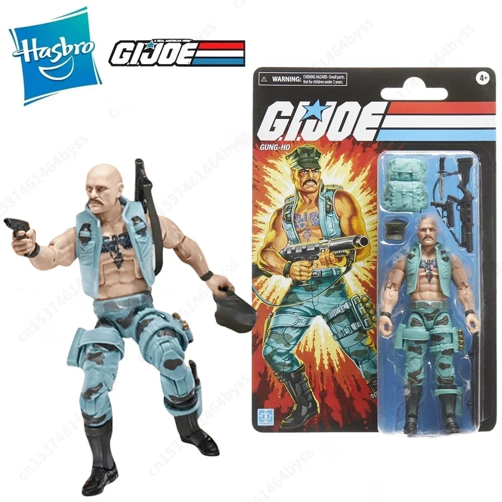 Hasbro G.I. Joe GI JOE Classified Series Retro Gung Ho Snake Eyes Zartan Action Figure Model Toy Collection Hobby Gift