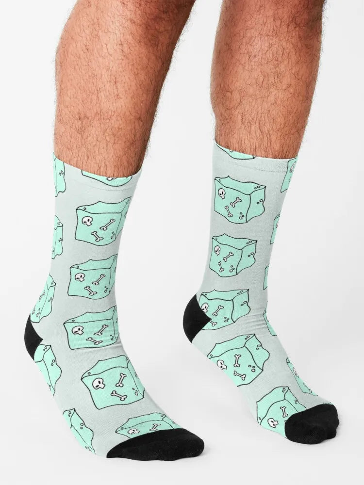 Classic DND Beasties - Chaussettes gélatineuses Cube Chaussettes tendance Chaussettes thermiques pour hommes