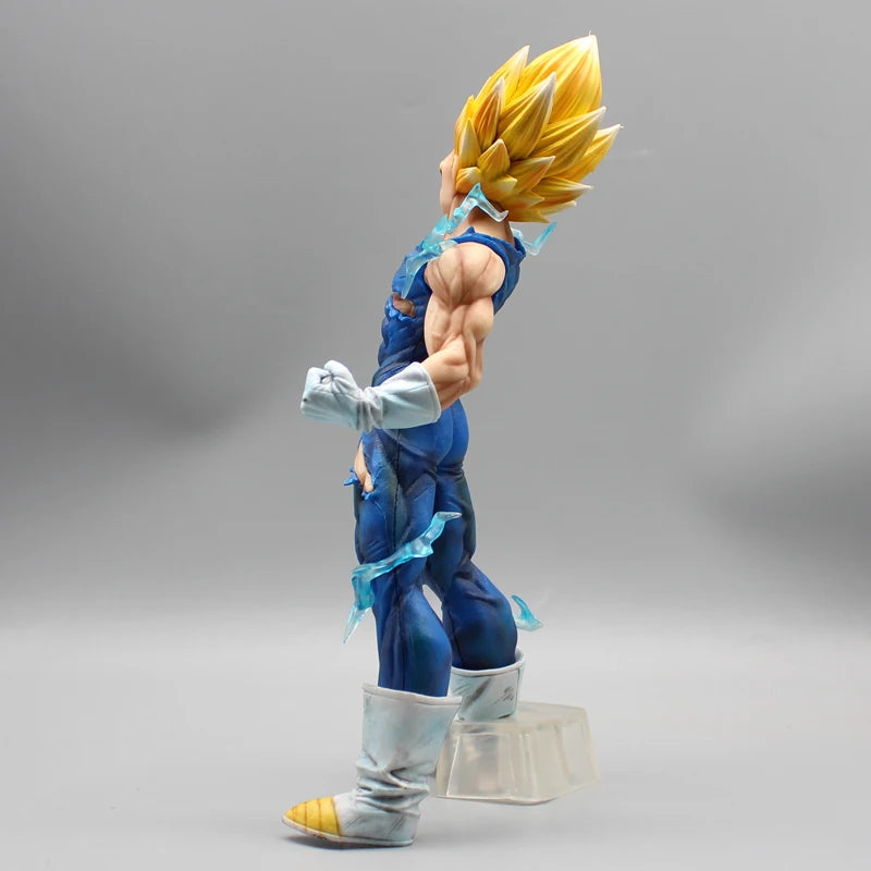 27.5cm Dragon Ball Vegeta Demonization Lift Hand Anime Figure Model Statue Collection Desktop Decoration Ornament Toys Boys Gift