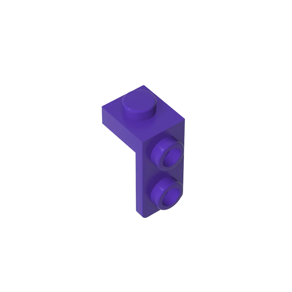 Gobricks Bracket 1 x 1 - 1 x 2 | Compatible Building Block