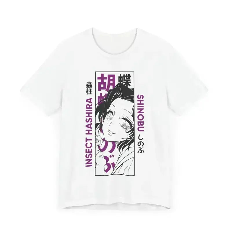 Hashira Shinobu T-shirt Demon Slayer Graphic Anime Tee