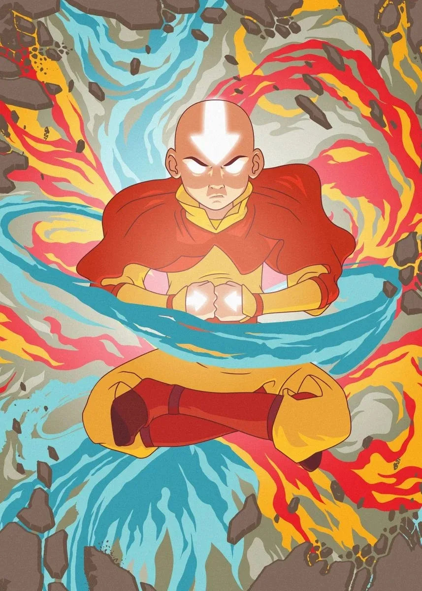 Avatar The Last Airbender Anime Posters and Prints Canvas Painting Wall Art Pictures for Living Room Home Decor Cuadros