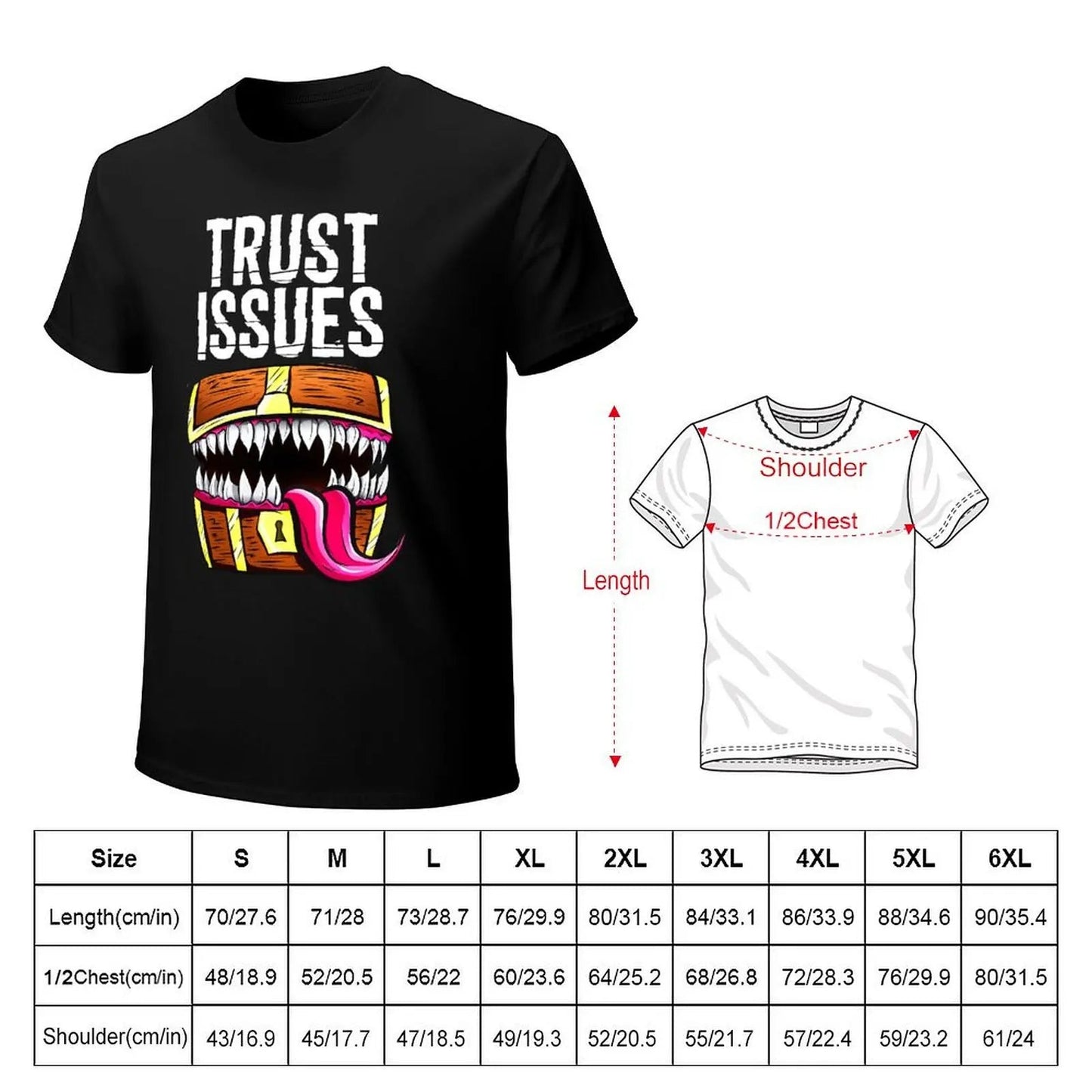 Fresh Mimic Trust Issues Essential for Sale T-shirt  Move Tshirt Premium Funny Sarcastic Travel Eur Size