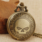 Retro Fashion Quartz Men's Pocket Watch Casual Punk Popular Unisex Pendant Fob Chain Watch CF1702