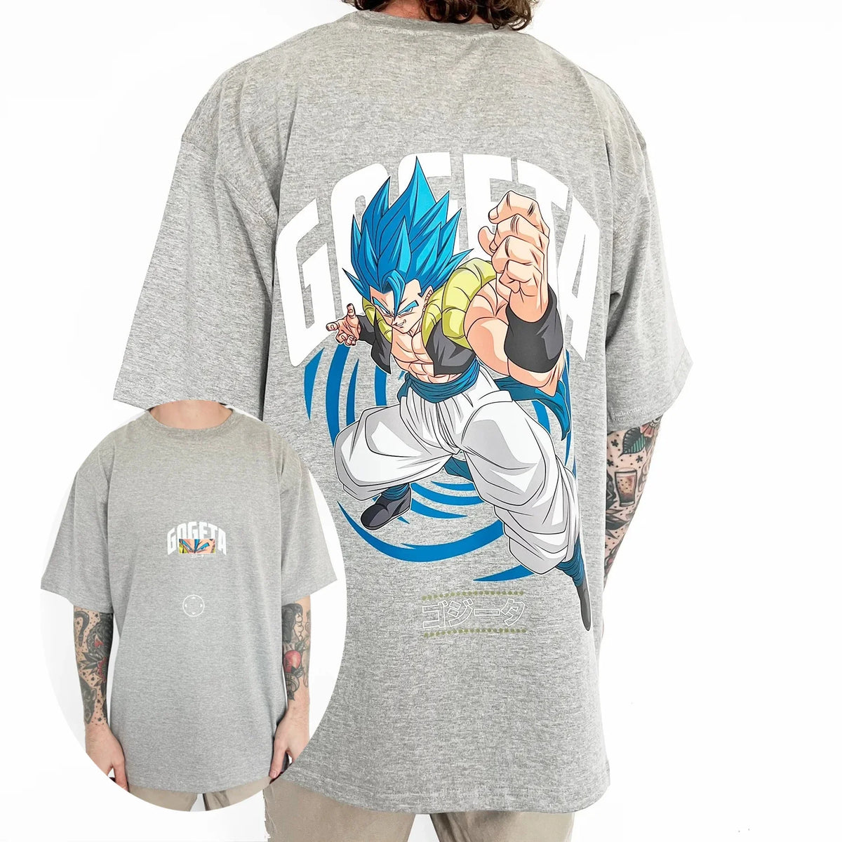 Dragon Ball Son Goku Oversized Retro Graphic T-Shirt 2026