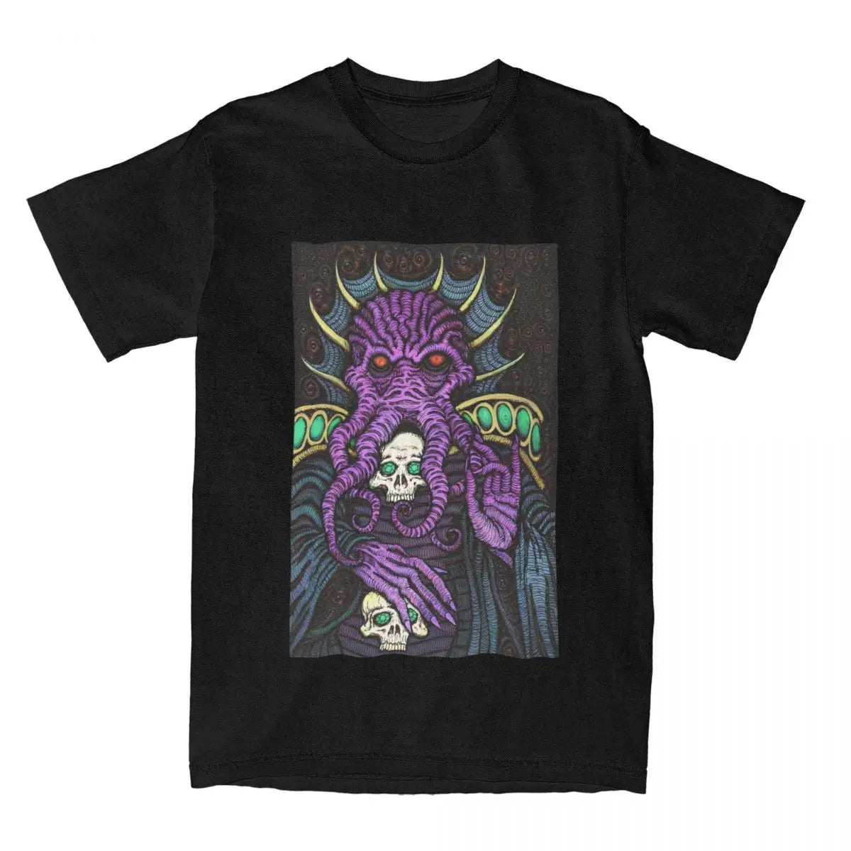 Men DnD Mind Flayer T Shirt Game Cotton Clothing Novelty Short Sleeve O Neck Tee Shirt Original T-Shirt