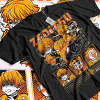 Agatsuma Zenitsu T-Shirt Demon Slayer Halloween Shirt