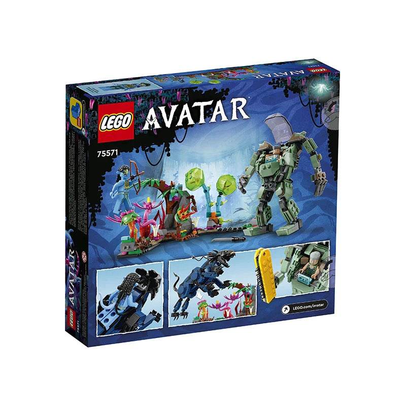 Lego Avatar Series 75571 Netiini and the Shining Beast Vs. Building Blocks Educational Assembly Toys - 