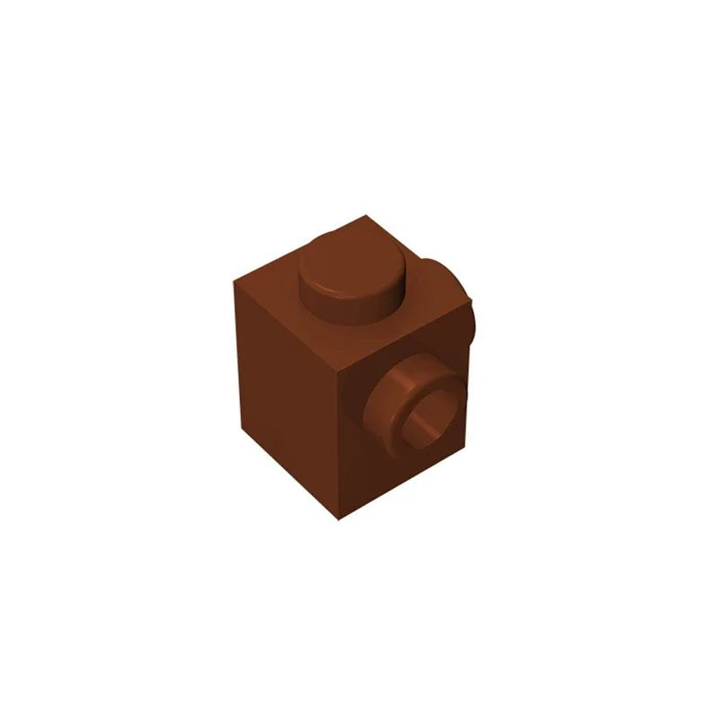 Gobricks GDS-1046 Modified Brick 1 x 1 with Studs on 2 Sides | Building Block for DIY