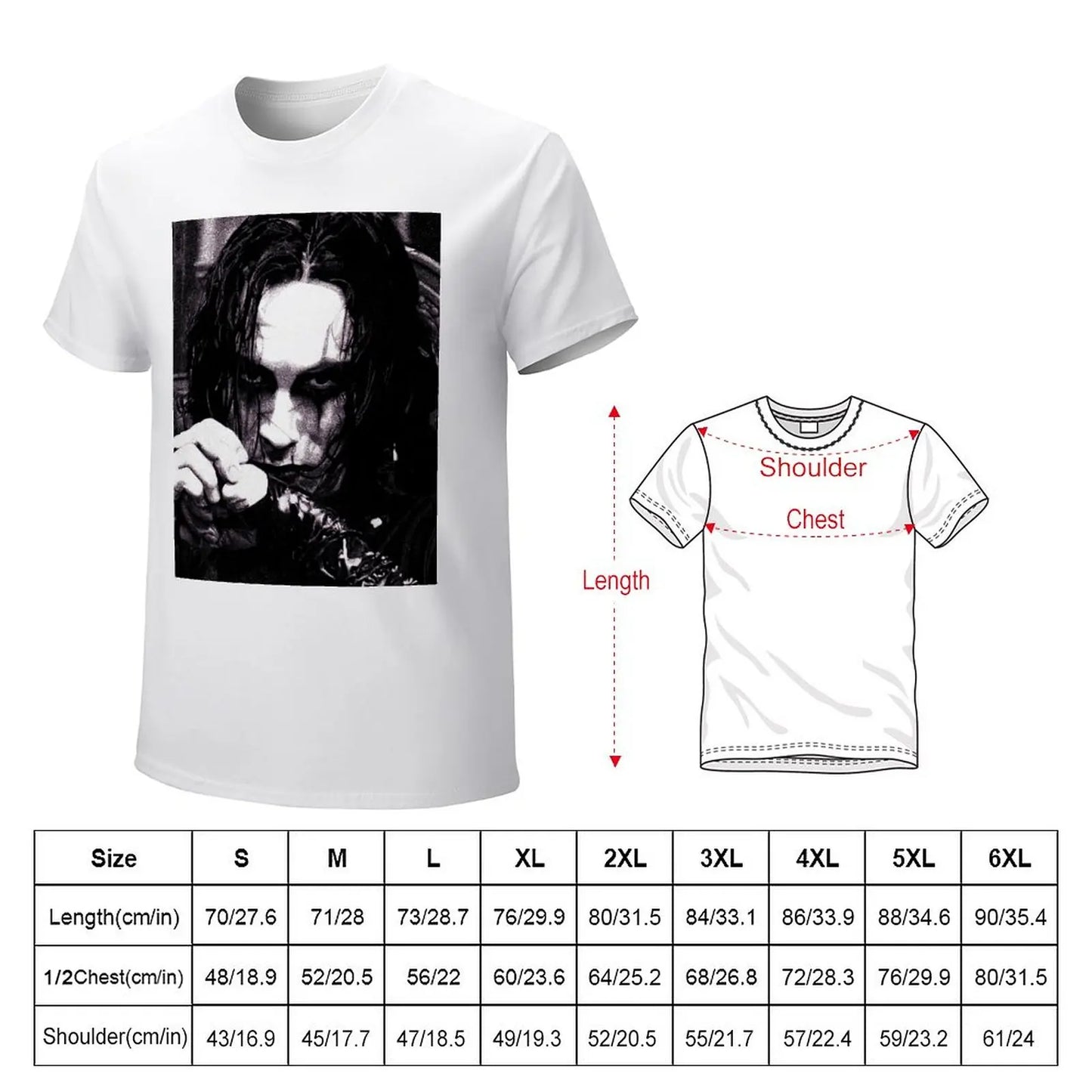 Eric Draven Crow T-Shirt animal print shirt for boys vintage clothes black t shirt quick drying shirt sweat shirts, men