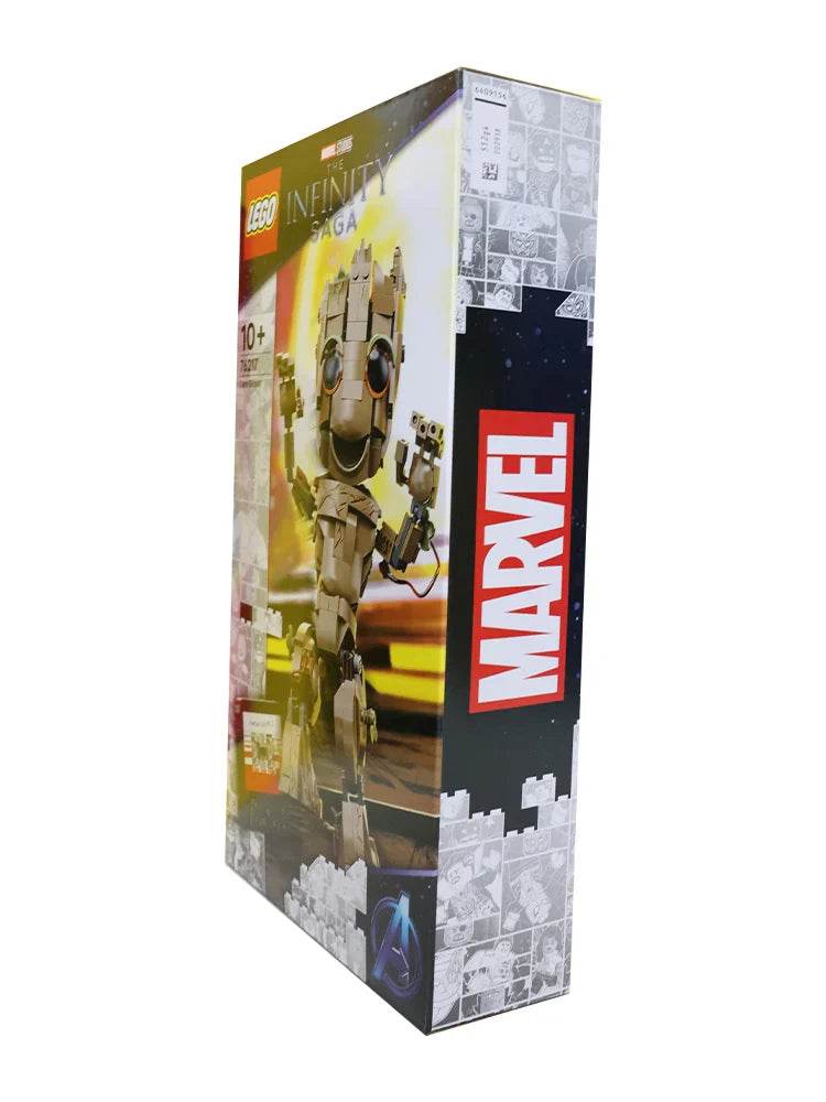LEGO 76217 Super Heroes Marvel I am Groot Building Kit; Collectible Baby Groot Model for Play and Display; for Kids Aged 10+ - LEGO76217