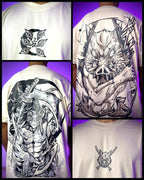 Demon Slayer Graphic T Shirts Oversized Hip Hop Streetwear