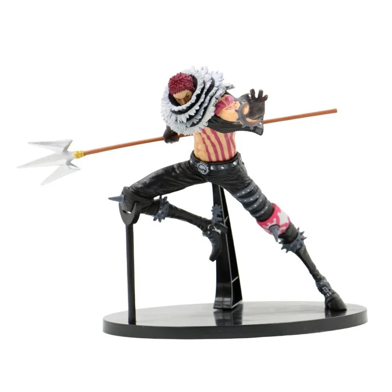 15cm Anime One Piece Figure Charlotte Katakuri King of Artist Action Figure PVC Model Toys Collection Desktop Decoration Kids Gi