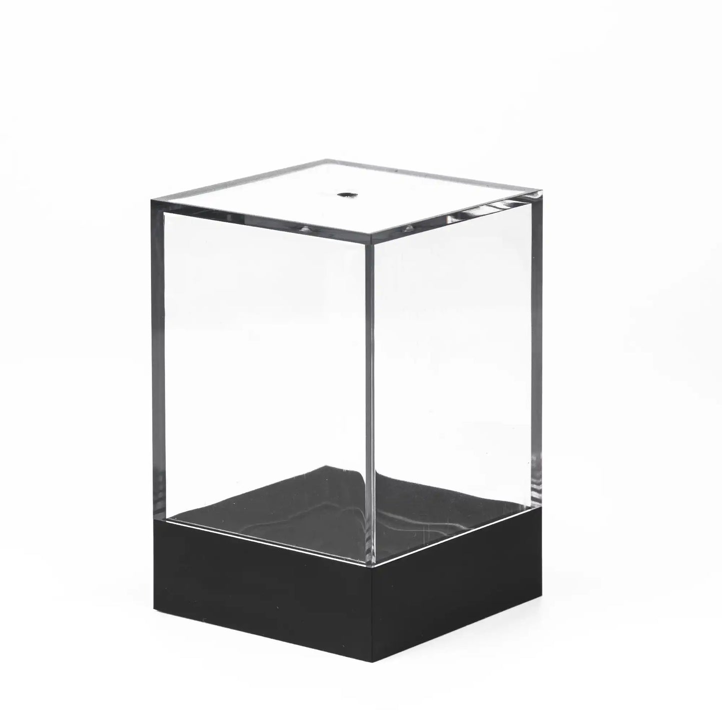 Dice Show Box ,Clear Acrylic Display Case,Black Base Dustproof Protection Model Box,Toy Display Box