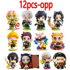 Demon Slayer Blind Box: 12pcs Tanjiro Nezuko Anime Figures