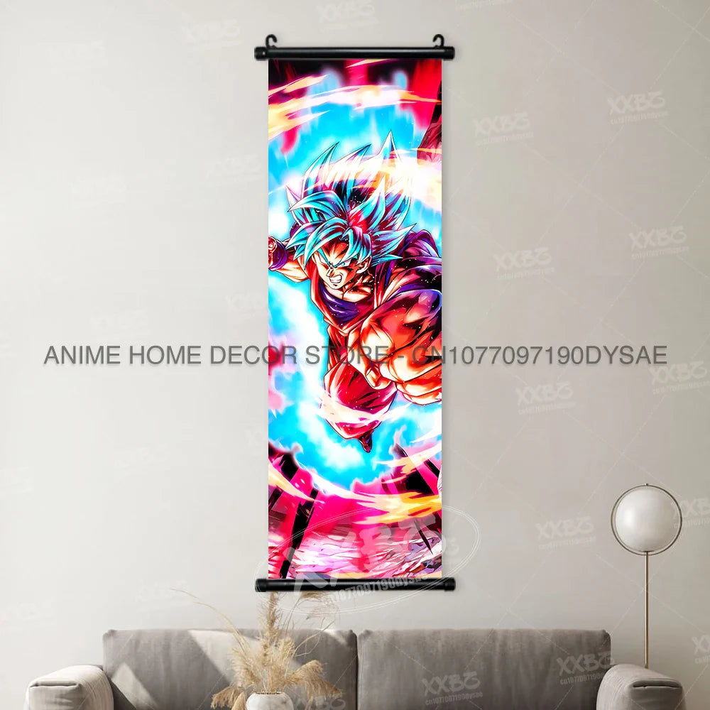 Dragon Ball Posters: Goku & Vegeta Anime Wall Scrolls