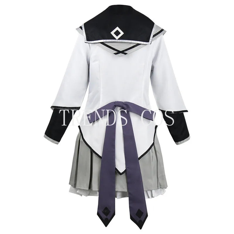 Disfraz de Anime Akemi Homura, uniforme de lucha, medias, trajes Akemi Homura