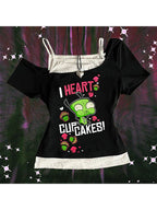 Y2k Clothes Women Tops Harajuku Cute Crop Top Suspenders