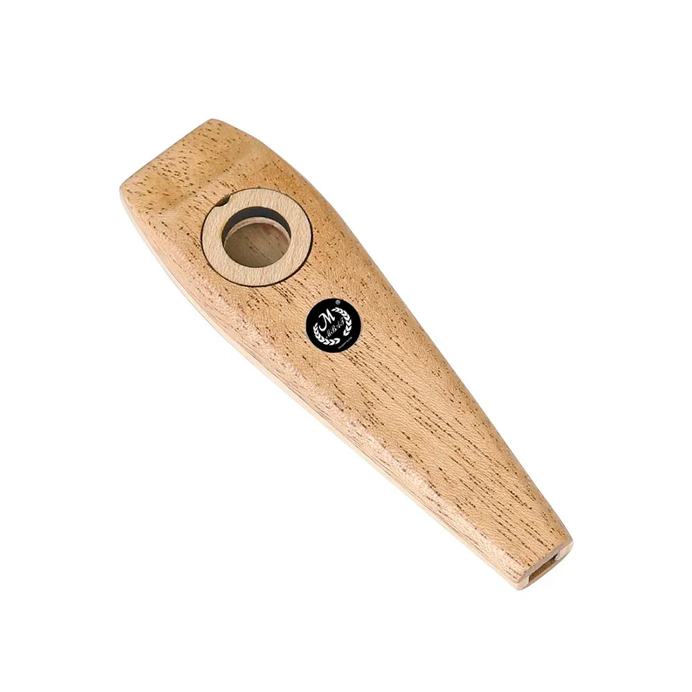 SLADE Wooden Kazoo Whistle Portable Woodwind Kazoo Beginner Gifts Musical Instrument for Party Flute Harmonica Guitar Companion