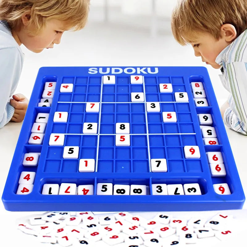 1 Juego de rompecabezas, juguetes de Sudoku Nine Palace Grid, juego para padres e hijos, estudiantes, entrenamiento de pensamiento, Sudoku, inteligencia introductoria
