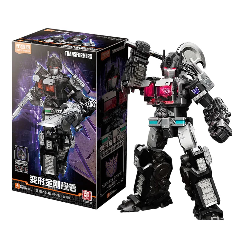 Transformers Action Figures Collections, Nemesis Optimus Prime Bumblebee Mirage Megatron Scourge