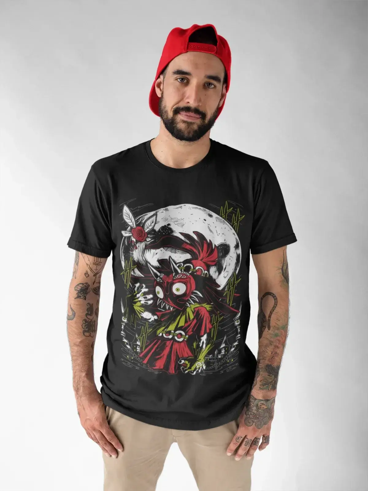 Majora's Mask T-shirt: Legend of Zelda Y2K Graphic Tee