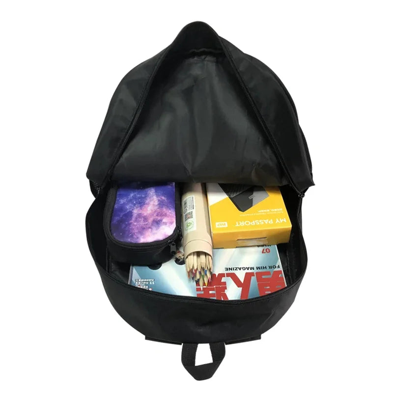 Mochila con estampado de ganso Astarion, mochilas con dados y rollo de juego para adolescentes, mochila escolar para hombres y mujeres, mochila para ordenador portátil, regalo