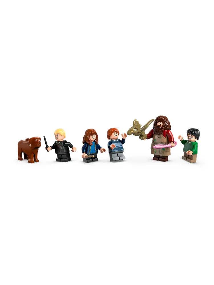 LEGO 76428 Harry Potter Hagrid’s Hut: An Unexpected Visit, Harry Potter Toy with 7 Characters and a Dragon for Magical Role Play - LEGO76428