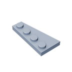 Gobricks GDS-549 Wedge Plate 4 x 2 Right | Building Block for Compatible DIY Sets
