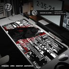 DEATH NOTE Mousepad INS Tide Large Thickened Mouse Pad Oversized Gaming Keyboard Notebook Table Mat for PC Computer Table