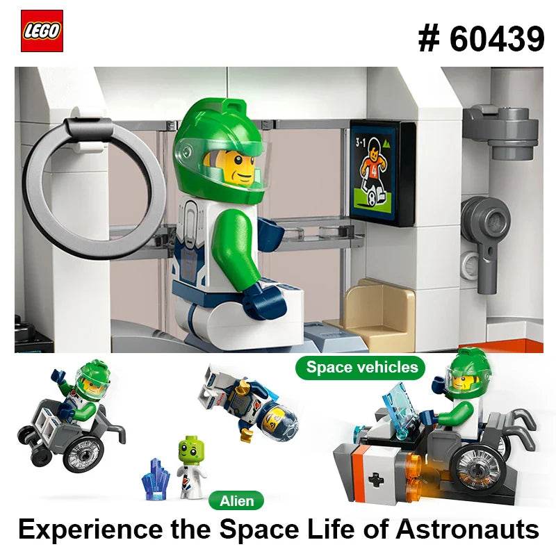 LEGO 60439 Space Science Lab CITY series 560pcs Buiding Blocks Model Kit DIY Toys For Boys Girl Children Gift ages 6+ - 60439